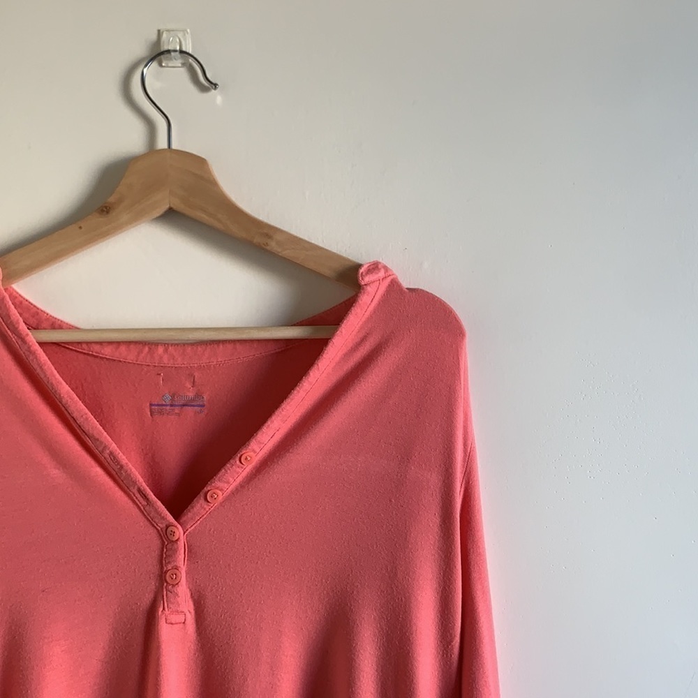 Columbia Long Sleeve Pink Top